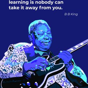 Portrait of BB King